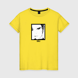 Футболка хлопковая женская Xg Idol, цвет: желтый