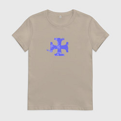 Футболка хлопковая женская Warhammer - Markus Kruber, цвет: миндальный