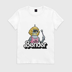 Футболка хлопковая женская Gender Bender, цвет: белый