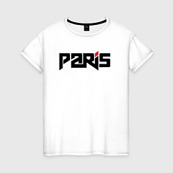Футболка хлопковая женская City Paris, цвет: белый