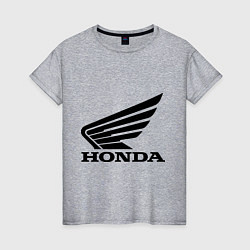 Футболка хлопковая женская Honda Motor, цвет: меланж