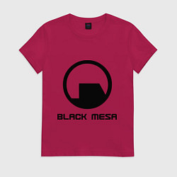 Футболка хлопковая женская Black Mesa: Logo, цвет: маджента