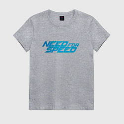 Футболка хлопковая женская Need for speed, цвет: меланж