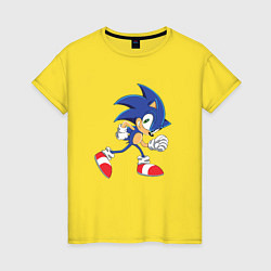 Женская футболка Sonic the Hedgehog