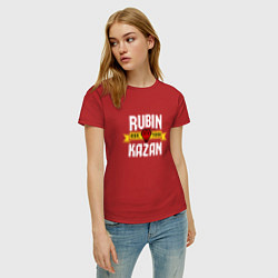 Футболка хлопковая женская Rubin Kazan FC, цвет: красный — фото 2