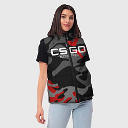 Женский жилет CS:GO Blood Tiger, цвет: 3D-черный — фото 2
