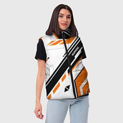 Женский жилет CS:GO Asiimov P90 Style, цвет: 3D-красный — фото 2