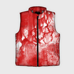 Женский жилет Кровь акварельная на Хеллоуин