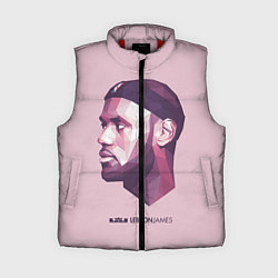 Женский жилет LeBron James: Poly Violet, цвет: 3D-красный