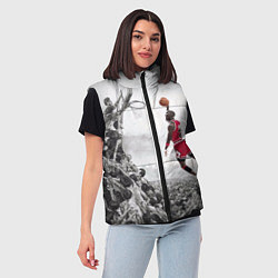 Женский жилет Michael Jordan NBA, цвет: 3D-черный — фото 2