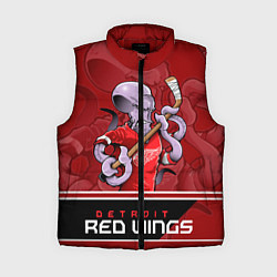 Женский жилет Detroit Red Wings, цвет: 3D-красный