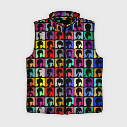 Женский жилет The Beatles: pop-art