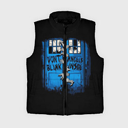 Женский жилет Будка доктора, цвет: 3D-черный