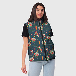 Женский жилет Гринч, цвет: 3D-красный — фото 2