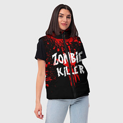 Женский жилет Zombie Killer, цвет: 3D-черный — фото 2