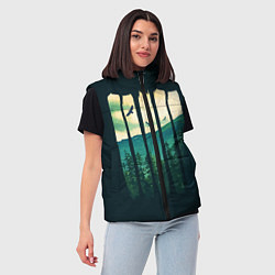 Женский жилет Green Life, цвет: 3D-красный — фото 2