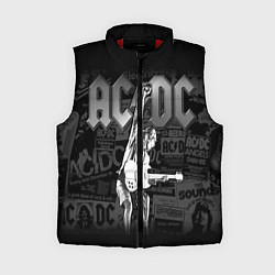 Женский жилет AC/DC: Rock You, цвет: 3D-красный