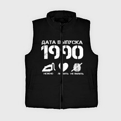 Женский жилет Дата выпуска 1990, цвет: 3D-черный