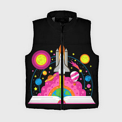 Женский жилет Космос, цвет: 3D-светло-серый