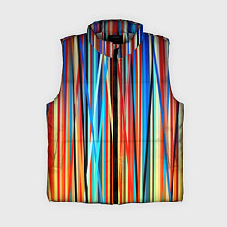 Женский жилет Colored stripes, цвет: 3D-светло-серый