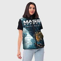 Женский жилет Mass Effect: Andromeda, цвет: 3D-красный — фото 2