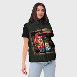 Женский жилет Как в старой сказке, цвет: 3D-красный — фото 2