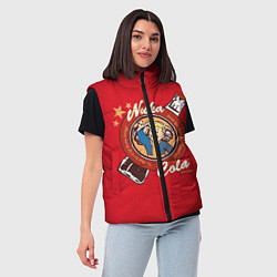 Женский жилет Fallout: Nuka Cola, цвет: 3D-светло-серый — фото 2