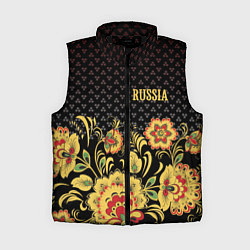 Женский жилет Russia: black edition
