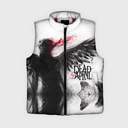 Женский жилет Dead by April: Black angel, цвет: 3D-красный