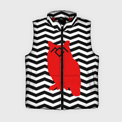 Женский жилет Twin Peaks Owl, цвет: 3D-красный