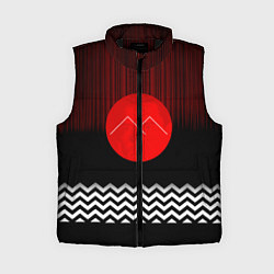 Женский жилет Twin Peaks Sun, цвет: 3D-черный