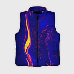 Женский жилет Ультрафиолетовые разводы, цвет: 3D-светло-серый