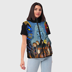 Женский жилет Dethklok: Heroes, цвет: 3D-черный — фото 2