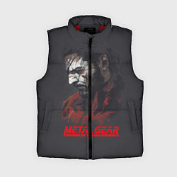 Женский жилет Metal Gear Solid, цвет: 3D-красный