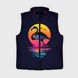 Женский жилет Фламинго – дитя заката, цвет: 3D-красный