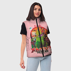 Женский жилет Godzilla Reptar, цвет: 3D-красный — фото 2