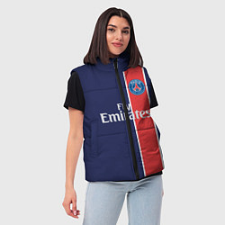 Женский жилет FC PSG: Original, цвет: 3D-красный — фото 2