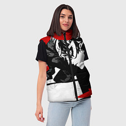 Женский жилет Persona 5, цвет: 3D-светло-серый — фото 2