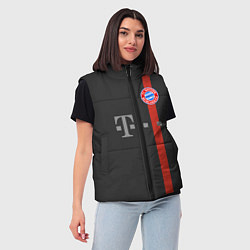 Женский жилет Bayern FC: Black 2018, цвет: 3D-красный — фото 2