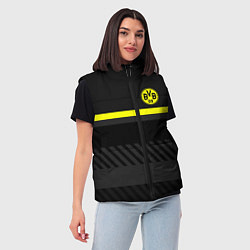 Женский жилет FC Borussia 2018 Original #3, цвет: 3D-черный — фото 2