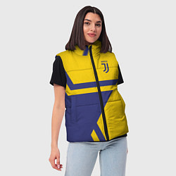 Женский жилет FC Juventus: Star, цвет: 3D-черный — фото 2