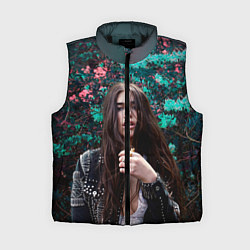 Женский жилет Dua Lipa: Floral, цвет: 3D-черный