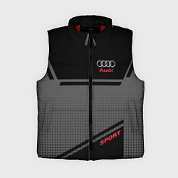 Женский жилет Audi: Crey & Black