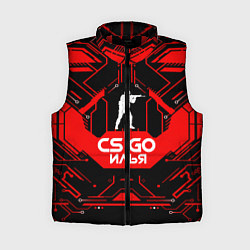 Женский жилет CS:GO - Илья, цвет: 3D-красный