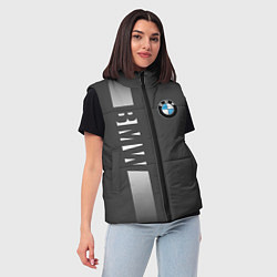 Женский жилет BMW SPORT, цвет: 3D-черный — фото 2
