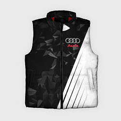 Женский жилет Audi: Black Poly, цвет: 3D-красный