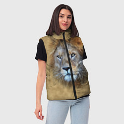 Женский жилет Песчаный лев, цвет: 3D-красный — фото 2