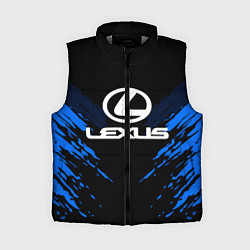 Женский жилет Lexus: Blue Anger, цвет: 3D-светло-серый