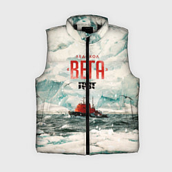 Женский жилет Грот: Ледокол Вега, цвет: 3D-черный