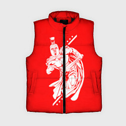 Женский жилет Спартанский гладиатор, цвет: 3D-черный